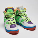 Gucci Demetra Multicolor High-Top Sneakers Size 35 Coeur Cult Core