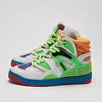 Gucci Demetra Multicolor High-Top Sneakers Size 35 Coeur Cult Core