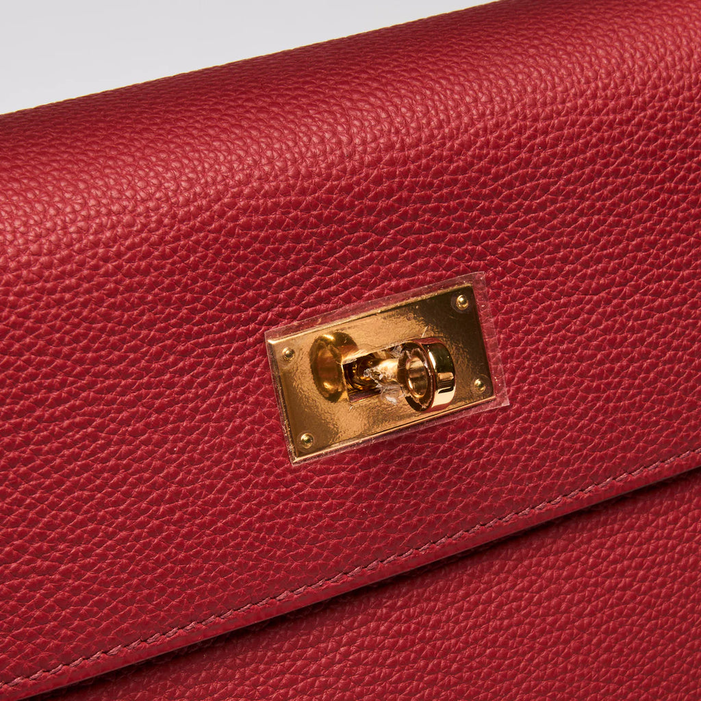 Rouge Garance Togo Leather Kelly 40