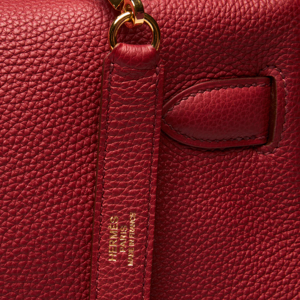 Rouge Garance Togo Leather Kelly 40