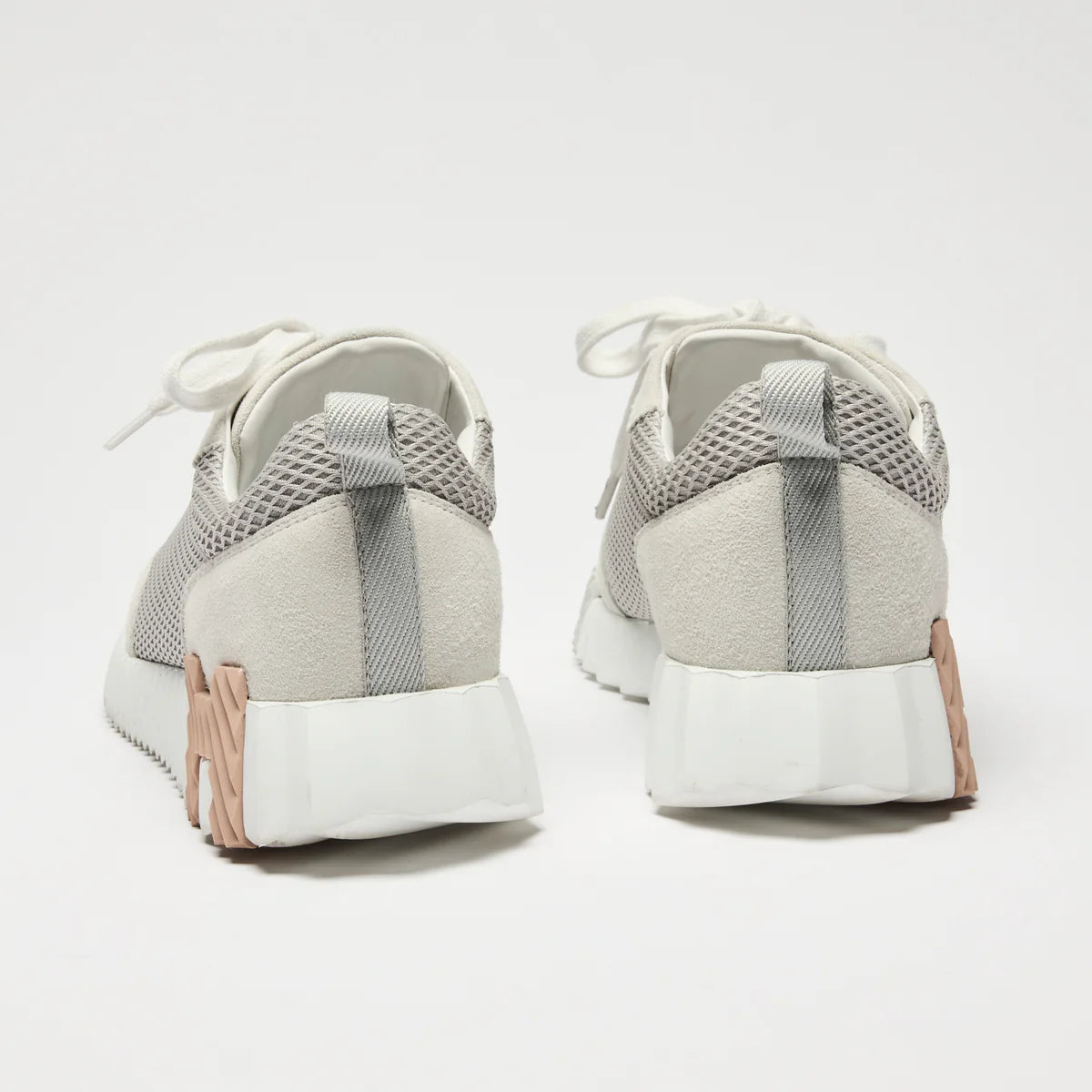 Hermes White Bouncing Sneakers Size 39.5