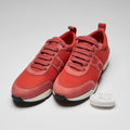 Hermes Pink Suede and Coral Mesh Player Sneakers Size 35