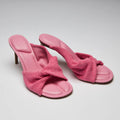 Jacquemus Pink 'Les Mules Bagnu' Heeled Sandals Size 40
