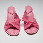 Jacquemus Pink 'Les Mules Bagnu' Heeled Sandals Size 40