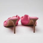 Jacquemus Pink 'Les Mules Bagnu' Heeled Sandals Size 40