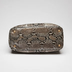 Python Leather Handbag