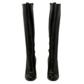 Christian Louboutin Black Long Fifi Boots 100mm 35.5 Coeur Cult Core
