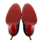 Christian Louboutin Black Long Fifi Boots 100mm 35.5 Coeur Cult Core