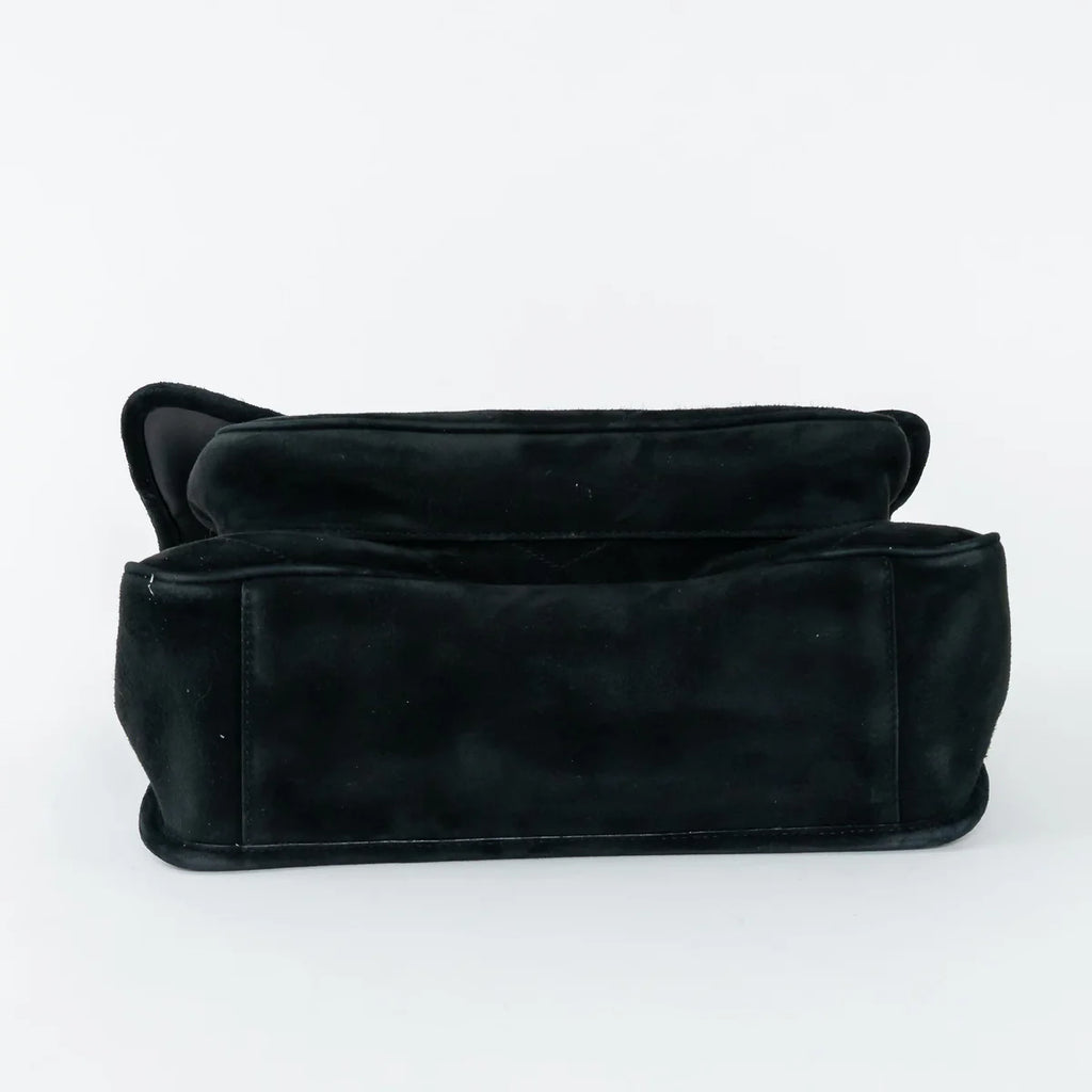 Saint Laurent Black Suede Medium Niki Bag
