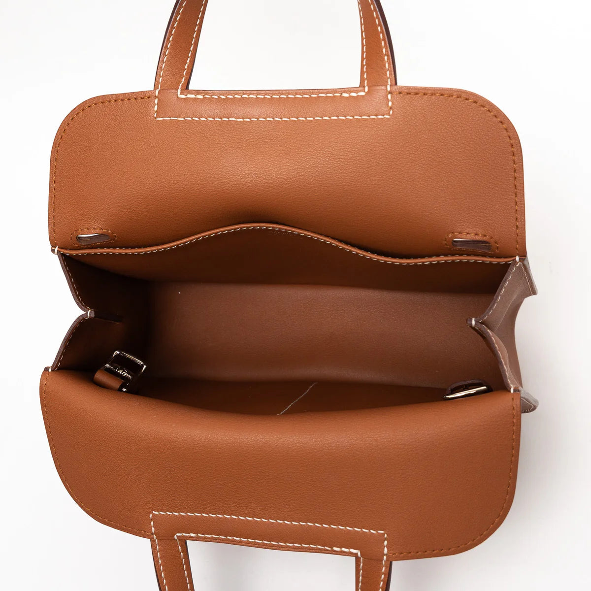 Gold Swift Leather Halzan Mini Bag 22
