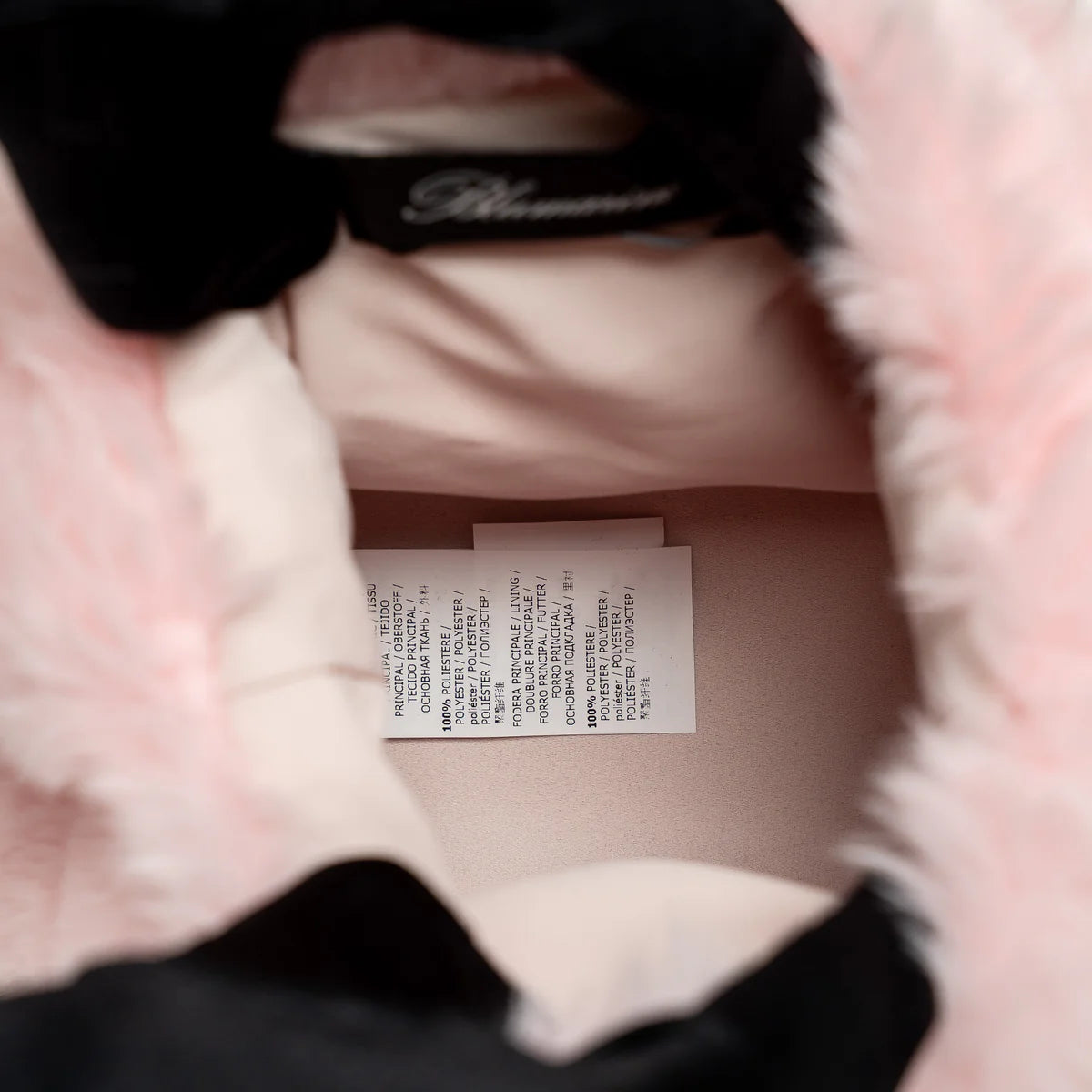 Pink Faux Fur Handbag