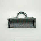 Metallic Multicolour Lurex Medium Book Tote
