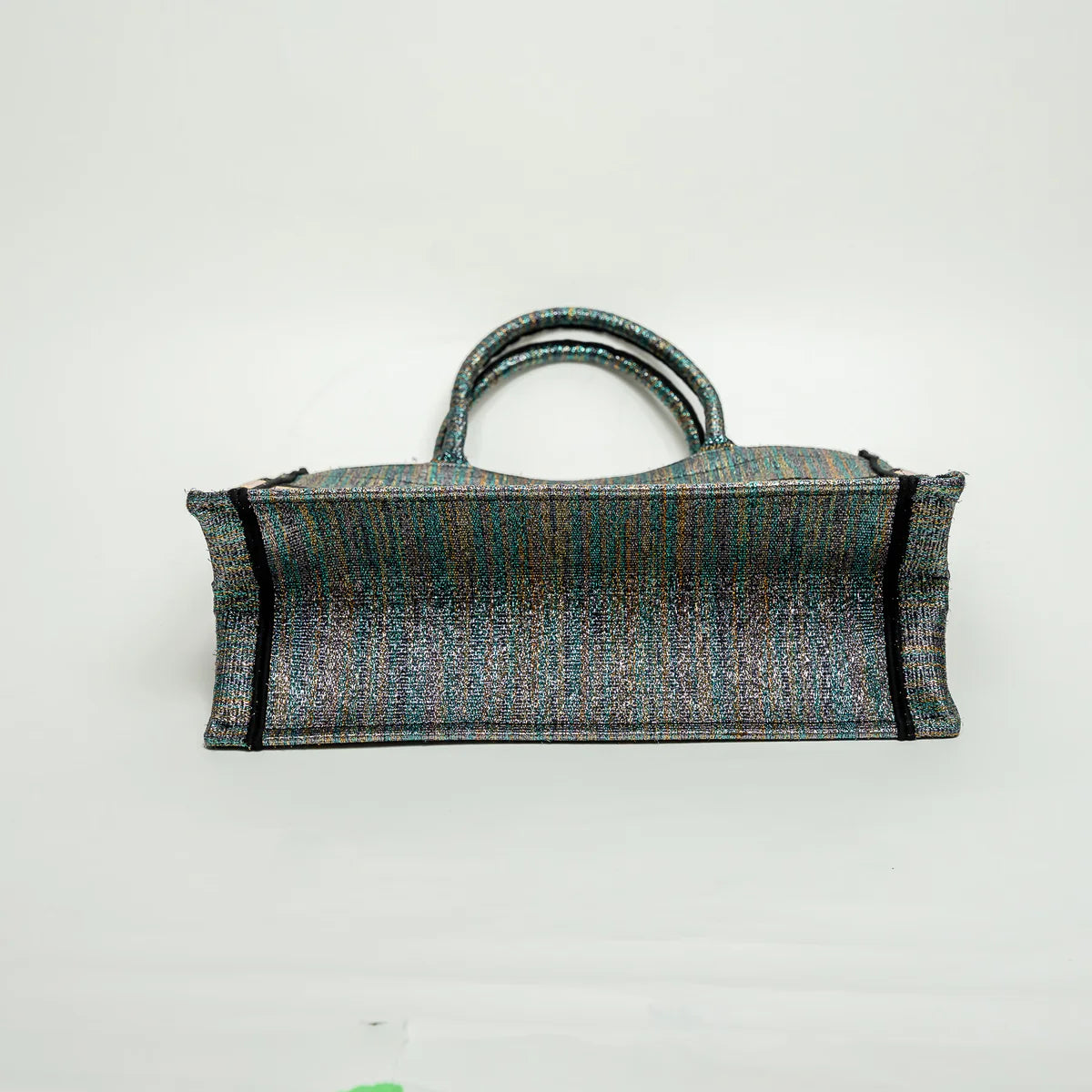 Metallic Multicolour Lurex Medium Book Tote