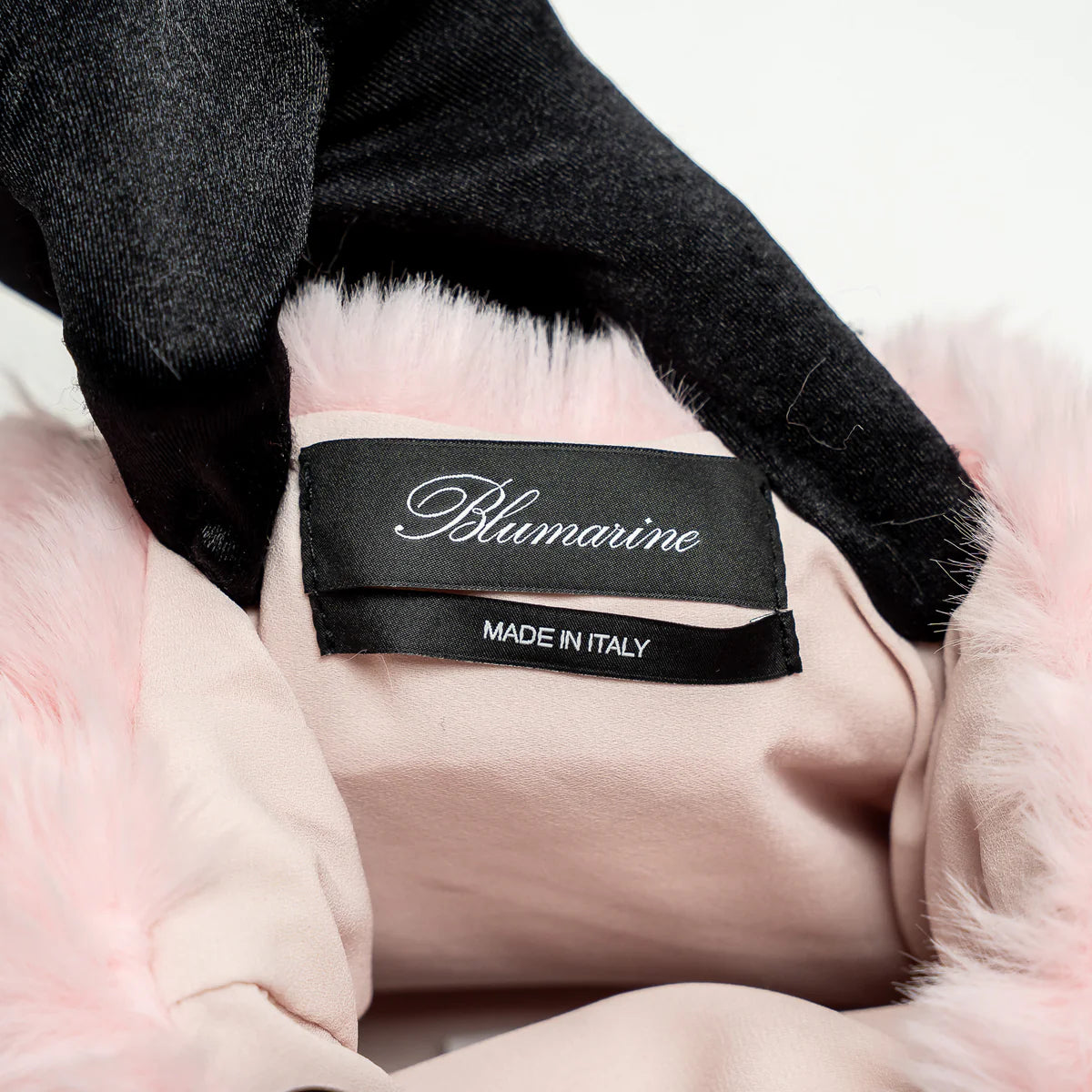 Pink Faux Fur Handbag