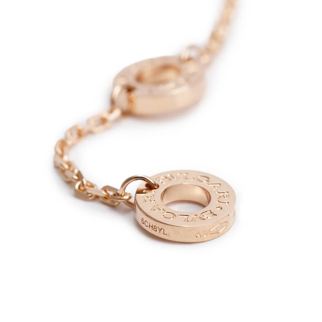 BVLGARI 2025 18k Rose Gold Carnelian &amp; Diamond Diva's Dream Pendant Necklace w/ Box &amp; Certificate