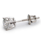 Platinum 1.00 tcw. Diamond Stud Earrings
