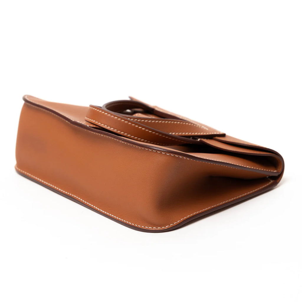 Gold Swift Leather Halzan Mini Bag 22