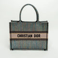 Metallic Multicolour Lurex Medium Book Tote