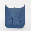 Blue Tie Clemence Leather Mini Evelyne 16