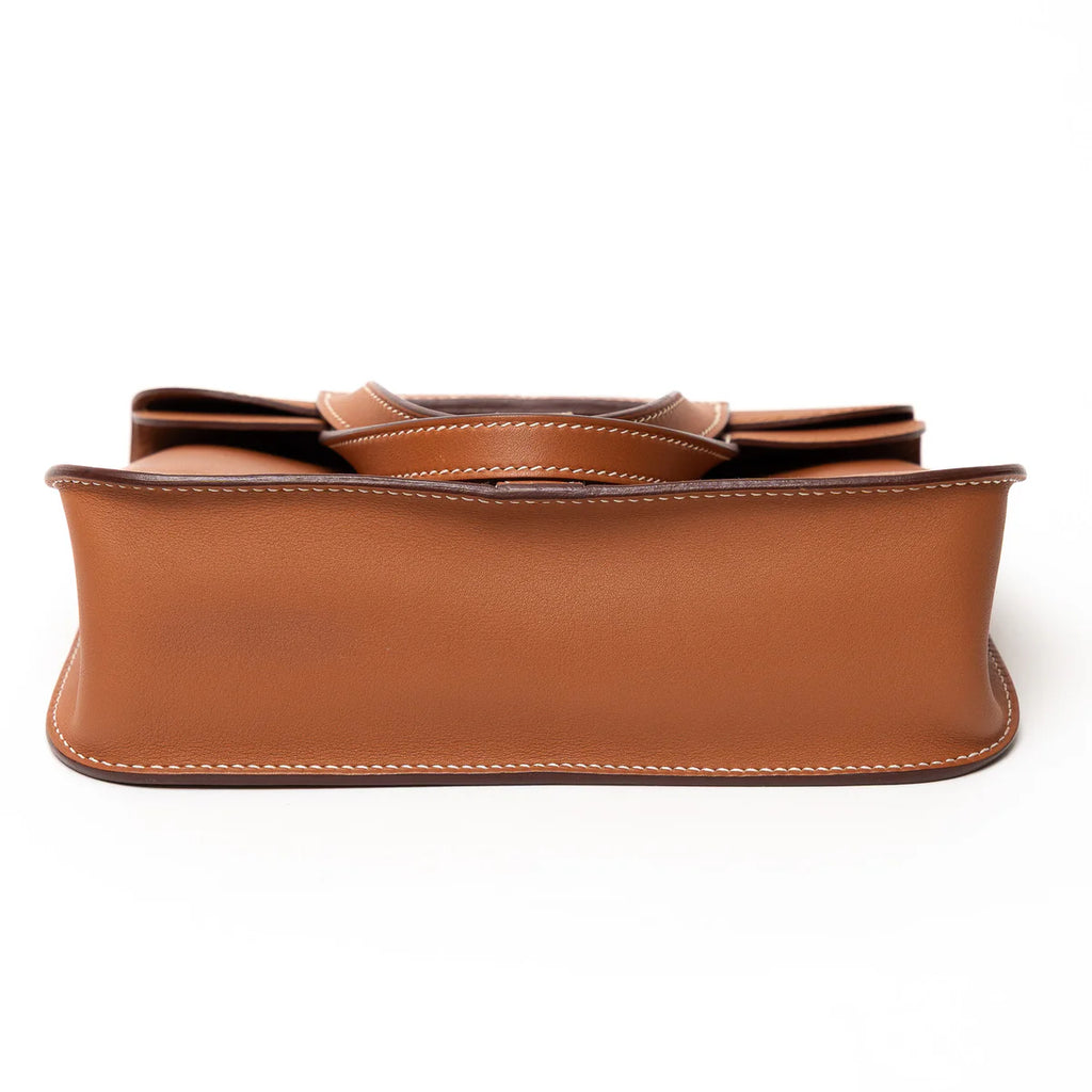 Gold Swift Leather Halzan Mini Bag 22