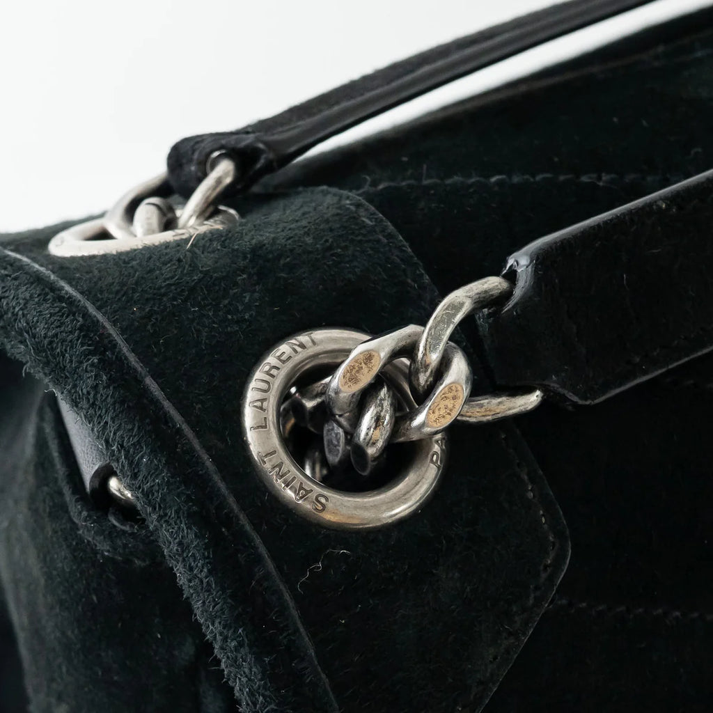 Saint Laurent Black Suede Medium Niki Bag