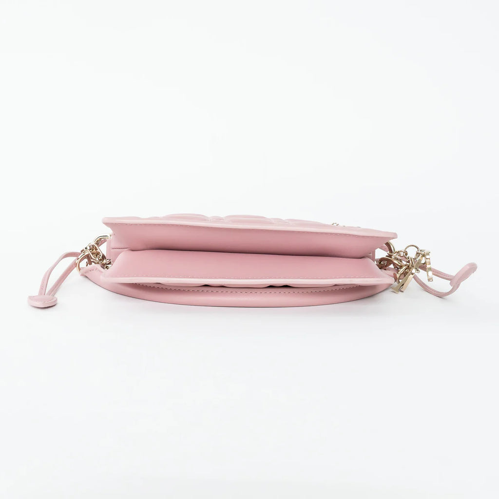 Pink Cannage Lambskin Leather Lady Dior Milly Mini Bag