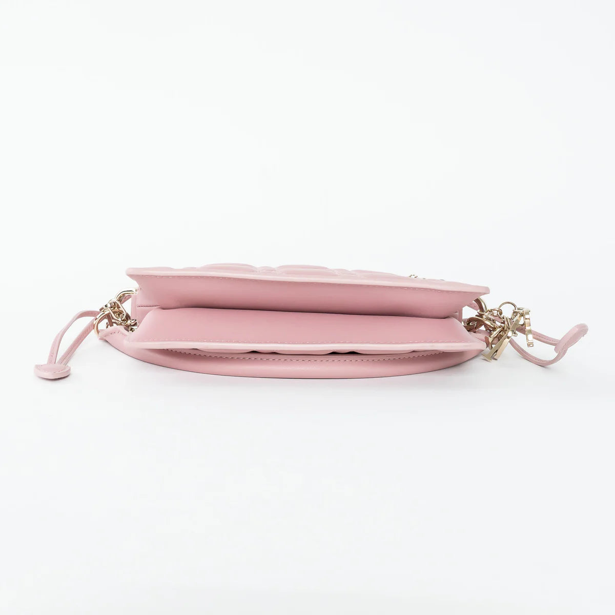 Pink Cannage Lambskin Leather Lady Dior Milly Mini Bag
