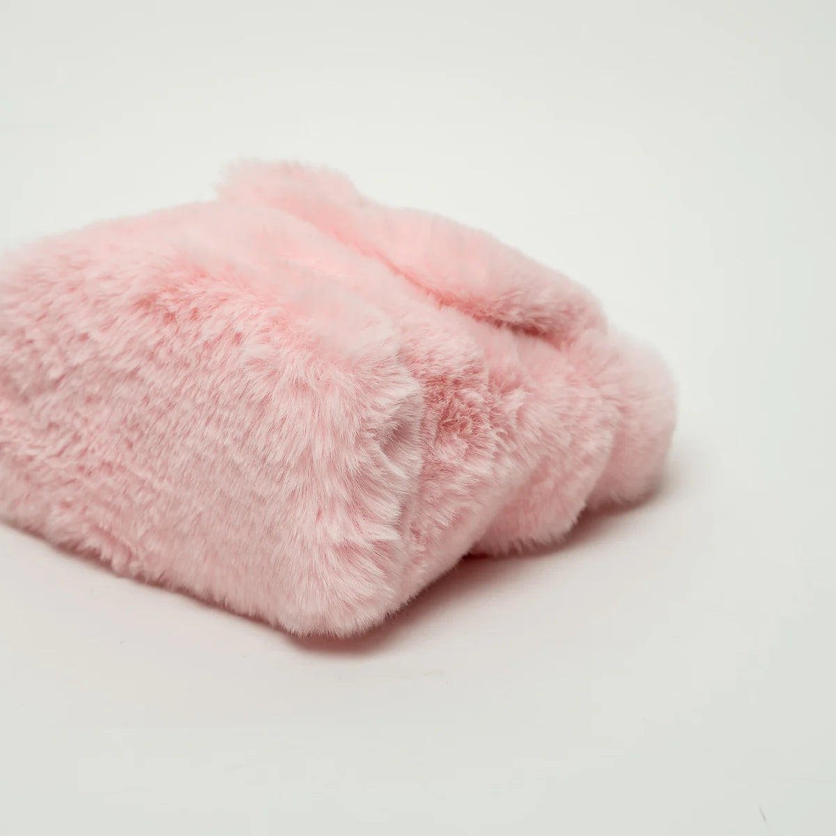 Pink Faux Fur Handbag