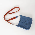 Blue Tie Clemence Leather Mini Evelyne 16