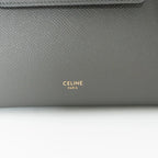 Grained Calfskin Grey Mini Belt Bag