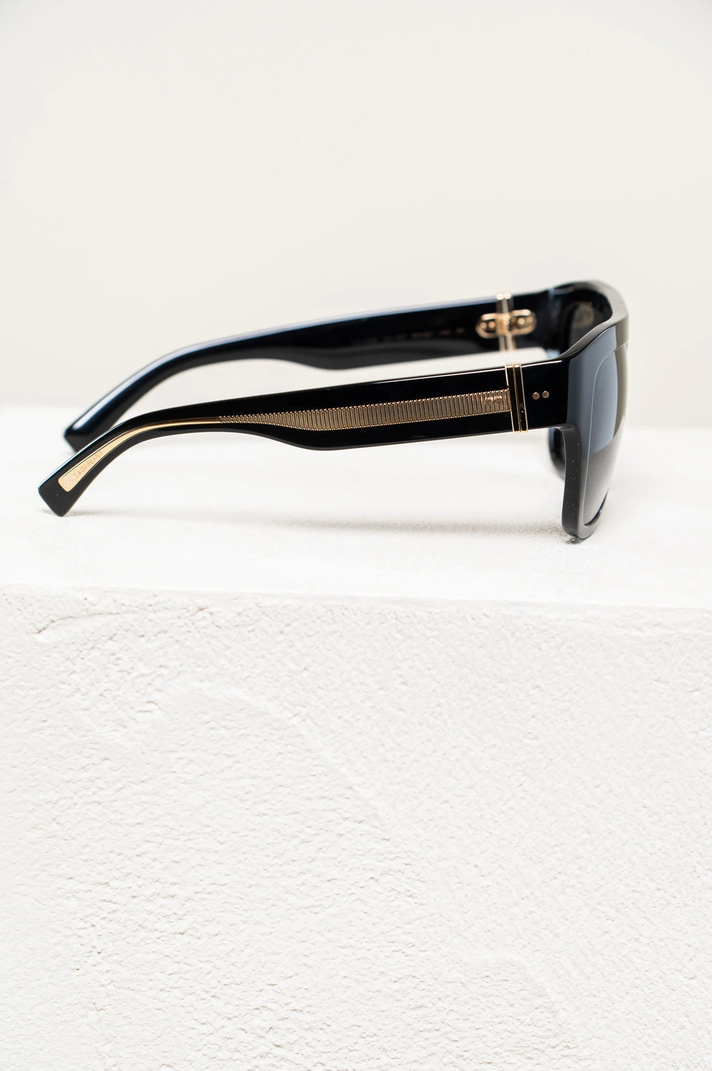 Black and Gold Chunky Sunglasses Coeur Cult Core