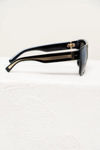 Black and Gold Chunky Sunglasses Coeur Cult Core