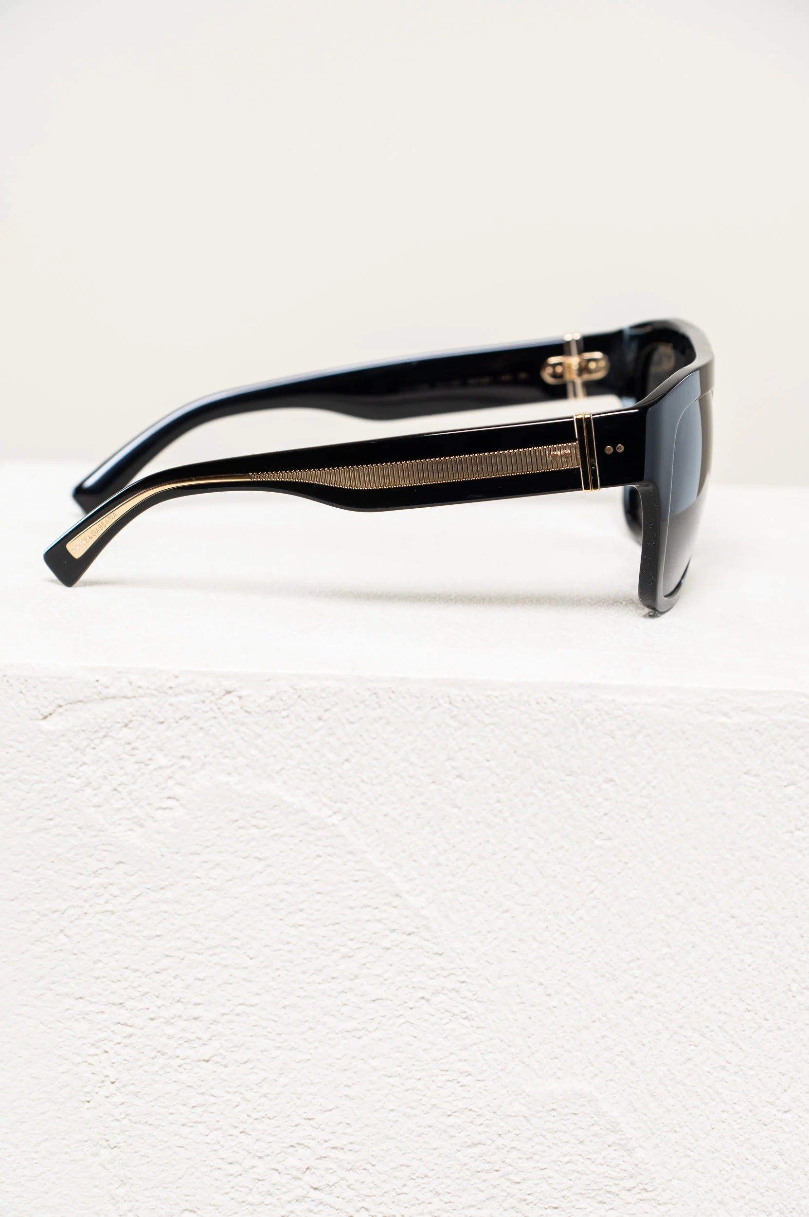 Black and Gold Chunky Sunglasses Coeur Cult Core