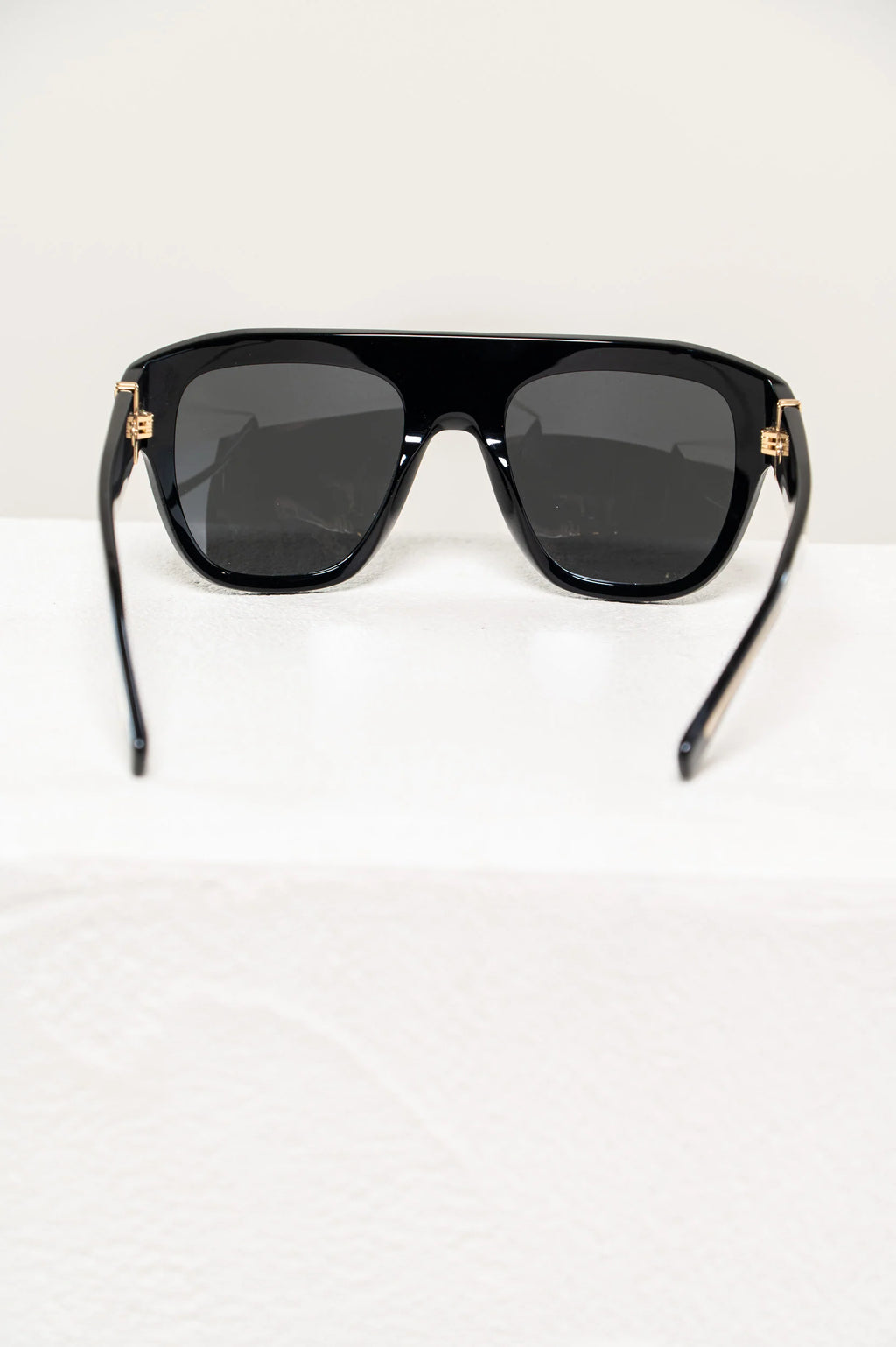 Black and Gold Chunky Sunglasses Coeur Cult Core