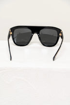 Black and Gold Chunky Sunglasses Coeur Cult Core