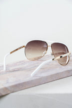 Gold Aviator w/ White Detail Coeur Cult Core