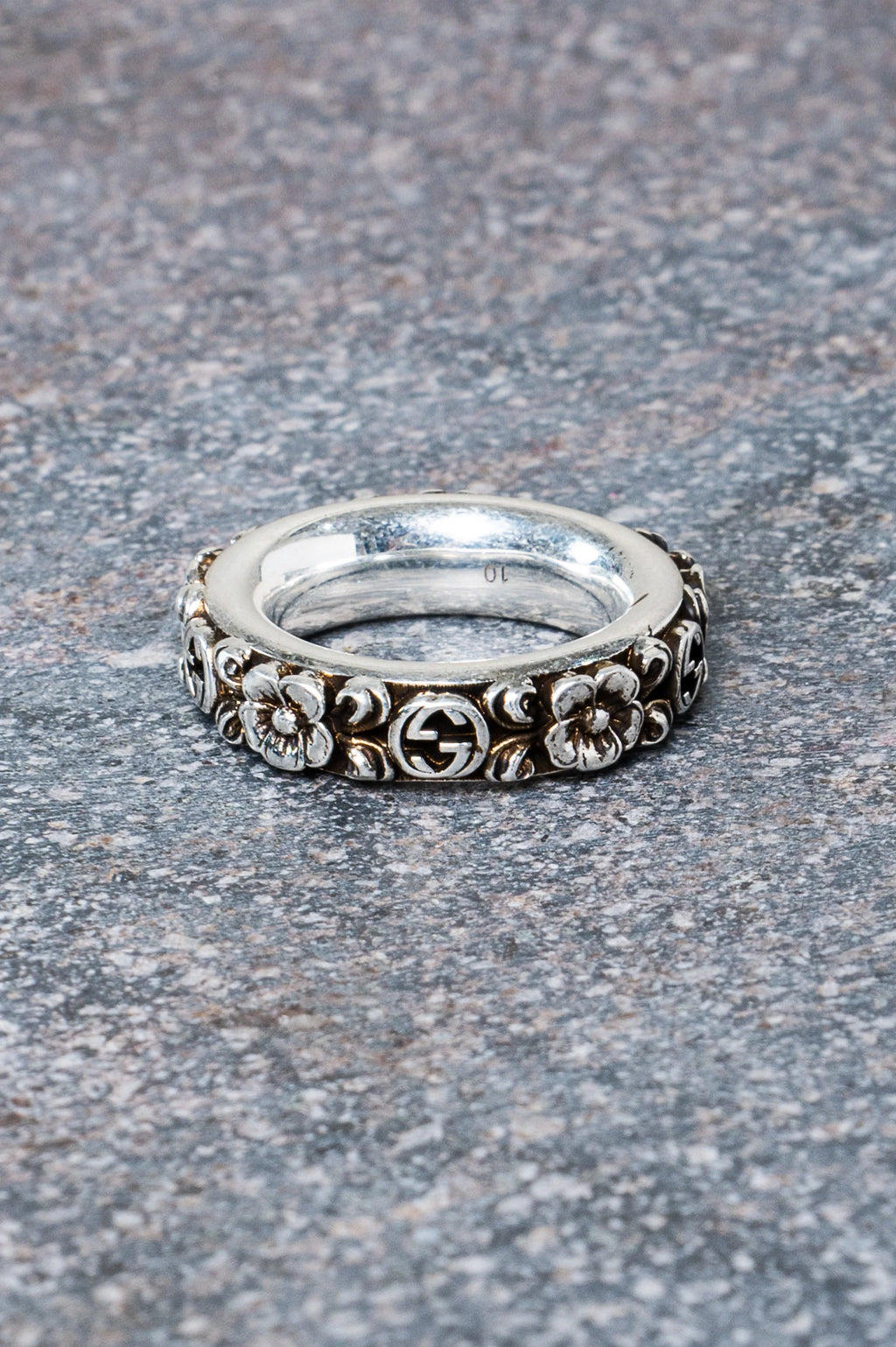 Floral GG Interlock Ring / 5 Coeur Cult Core