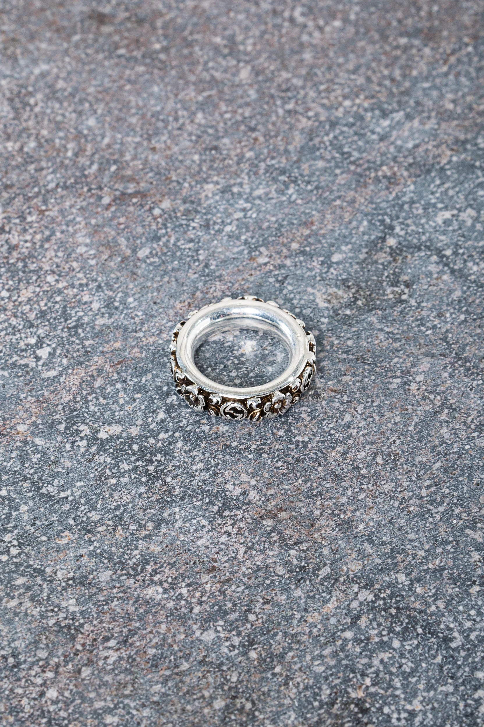Floral GG Interlock Ring / 5 Coeur Cult Core