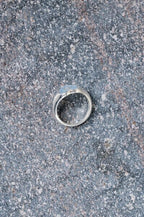 Silver Blue GG Enamel Heart Ring Coeur Cult Core