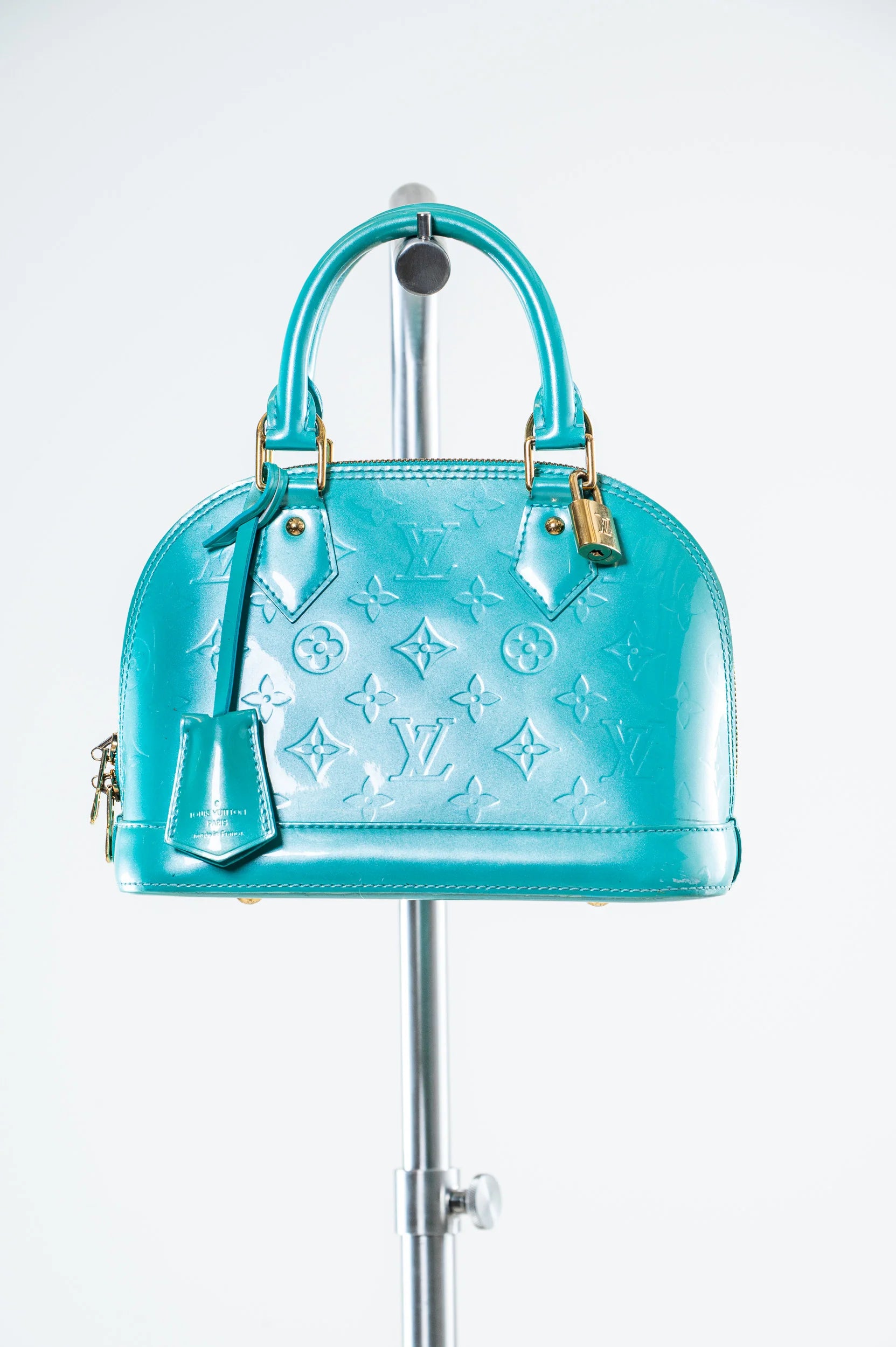 Green Vernis Alma BB Crossbody – Patent Leather Coeur Cult Core