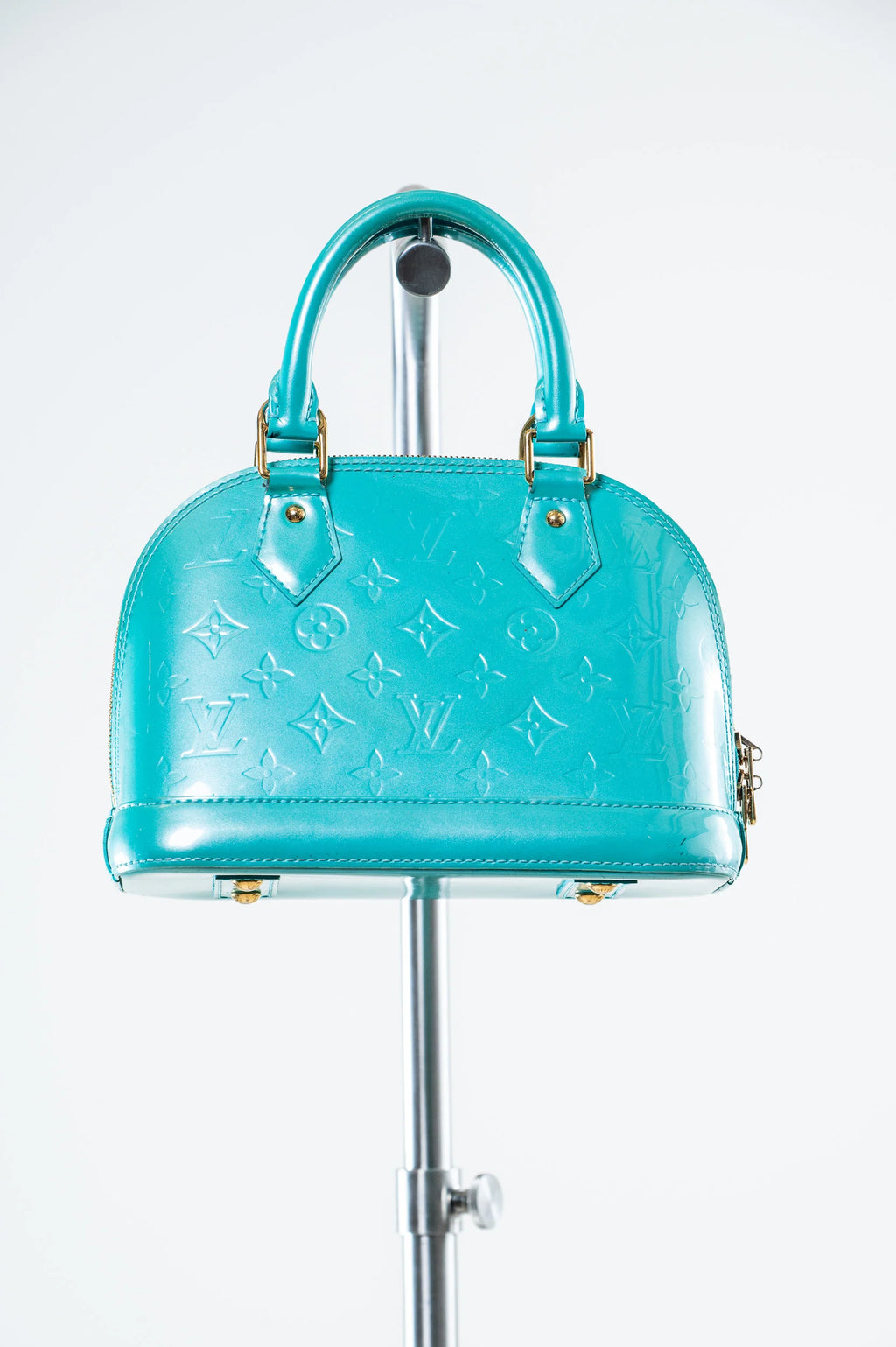 Green Vernis Alma BB Crossbody – Patent Leather Coeur Cult Core