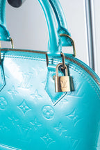 Green Vernis Alma BB Crossbody – Patent Leather Coeur Cult Core