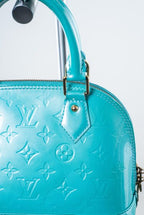 Green Vernis Alma BB Crossbody – Patent Leather Coeur Cult Core