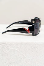 Sunglasses with Red V Detailing Coeur Cult Core