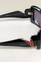 Sunglasses with Red V Detailing Coeur Cult Core