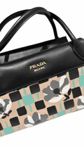 Hand Bag - Black/Dusty Rose /Green Coeur Cult Core