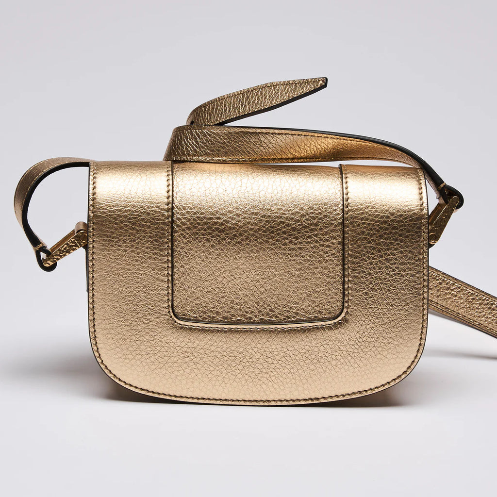 Valentino Garavani Gold Supervee Crossbody Bag Coeur Cult Core