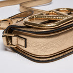 Valentino Garavani Gold Supervee Crossbody Bag Coeur Cult Core