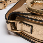 Valentino Garavani Gold Supervee Crossbody Bag Coeur Cult Core